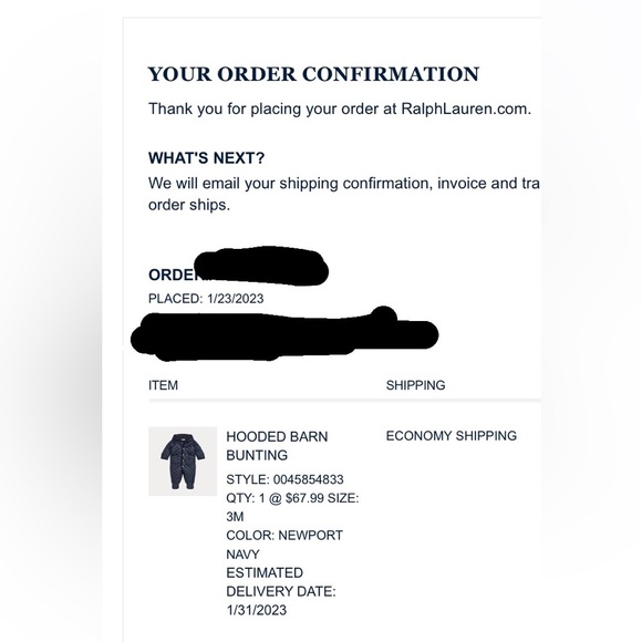 Polo Ralph Lauren Baby One Piece - Picture 3 of 3